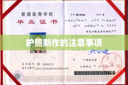 浑南护照制作的注意事项