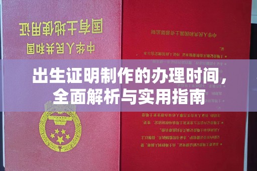 浑南出生证明制作的办理时间，全面解析与实用指南