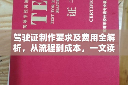 浑南驾驶证制作要求及费用全解析，从流程到成本，一文读懂