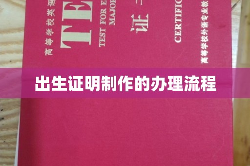 浑南出生证明制作的办理流程